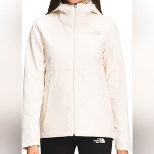The North Face Gardenia White Shelbe Raschel Hooded Fleece Jacket Size Small
